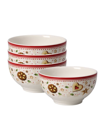 Villeroy & Boch 4er Set Bols Sternschnuppe Winter Bakery Delight ø 14 cm bunt in bunt