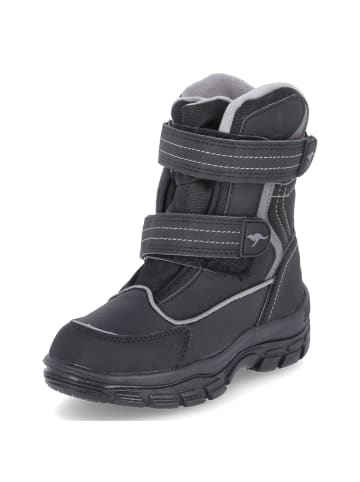 Kangaroos Stiefel in schwarz