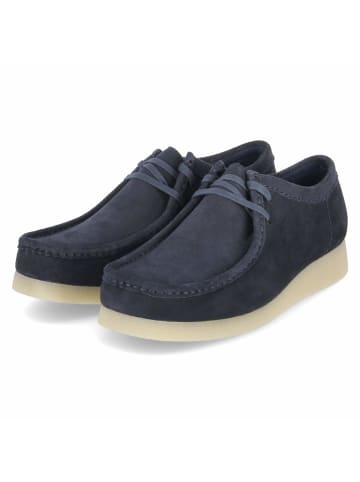 Clarks Schnürhalbschuh in blau