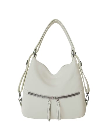 Kmisso Umhängetasche in Beige - Schwarz