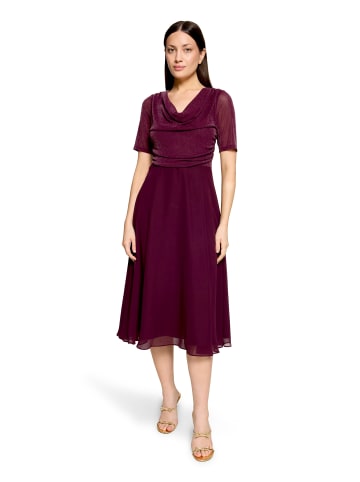 Vera Mont Cocktailkleid im Glitzer-Look in Strong Aubergine