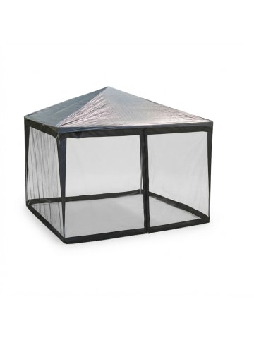 relaxdays Moskitonetz Pavillon in Schwarz - (B)300 x (T)300 cm