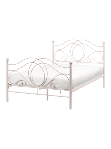 Beliani 2-tlg Doppelbett LYRA in Beige