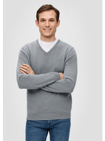 s.Oliver Strickpullover langarm in Grau