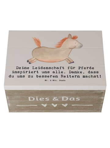 Mr. & Mrs. Panda Geschenkbox Reitsport Trainerin Inspiration mit... in Grau Pastell
