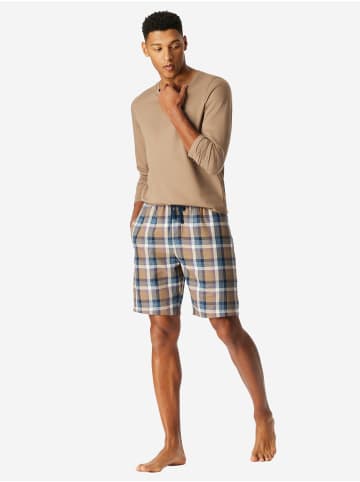 Schiesser Pyjamahose Mix Relax in nougat