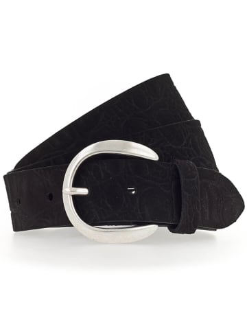 Vanzetti Gürtel Leder in schwarz
