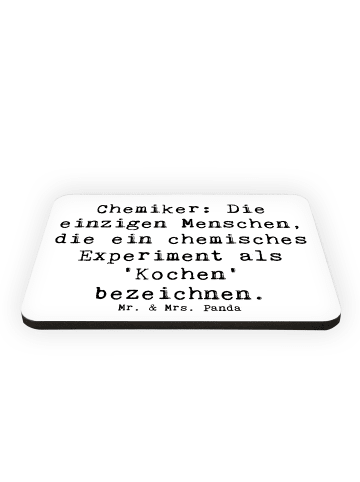 Mr. & Mrs. Panda magnet Spruch Chemiker Koch mit Spruch in Weiß