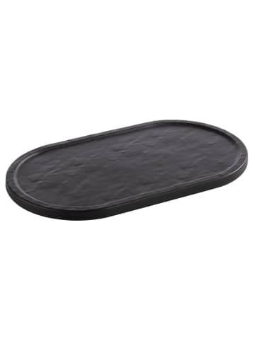APS Tablett SLATE in Schwarz - 28 x 15,5 cm, H: 1 cm          