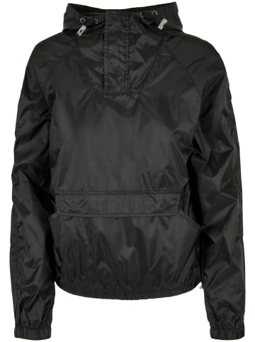 Urban Classics Urban Classics Damen Ladies Transparent Light Pull Over Jacket in black