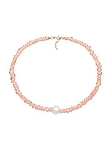 Elli Halskette 925 Sterling Silber Kreis in Rosa