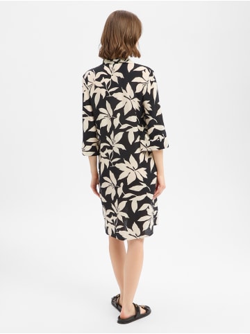 s.Oliver Kleid in schwarz ecru - 0001