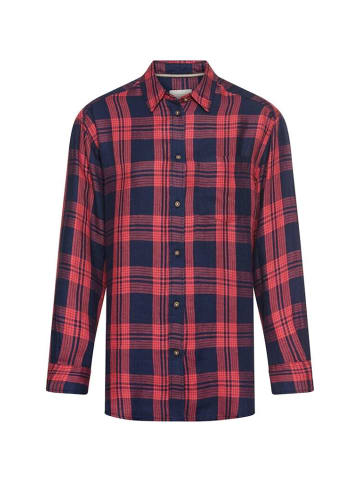 Camel Active Langarmbluse in ink blue check