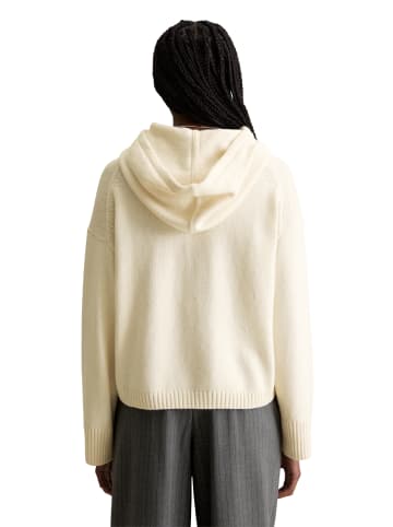 Marc O'Polo DENIM Strick-Hoodie relaxed in White Blush