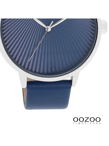 Oozoo Armbanduhr Oozoo Timepieces blau groß (ca. 42mm)