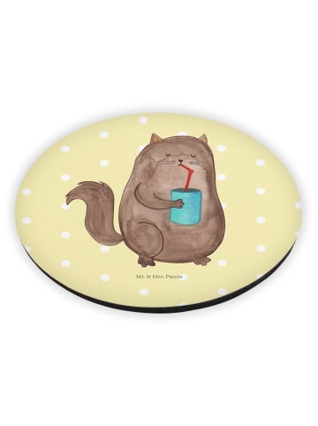 Mr. & Mrs. Panda magnet Katze Dose ohne Spruch in Gelb Pastell