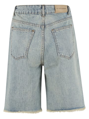 2Y Studios Denim Short in sand blue