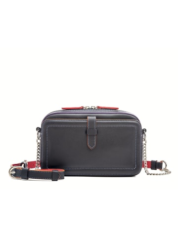 MYWALIT Umhängetasche Leder 19 cm black/pace