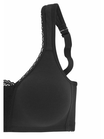 PETITE FLEUR Soft-BH in schwarz+weiß