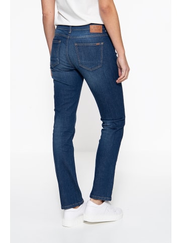 ATT Jeans ATT Jeans ATT JEANS Straight Cut Jeans mit Kontraststeppungen Stella in dunkelblau