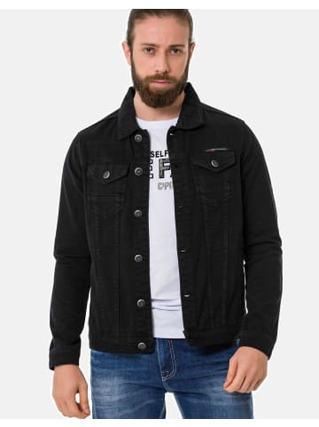 Cipo & Baxx Jacke in FLATBLACK