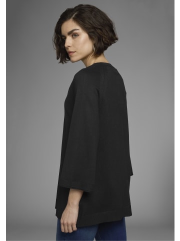 BOYSENS V-Ausschnitt-Pullover in schwarz