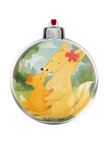 Mr. & Mrs. Panda Christbaumanhänger Fuchs Mama Design ohne Spruch in Weiß