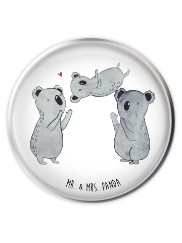 Mr. & Mrs. Panda Waschbecken Stöpsel Koalas Feiern ohne Spruch in Weiß