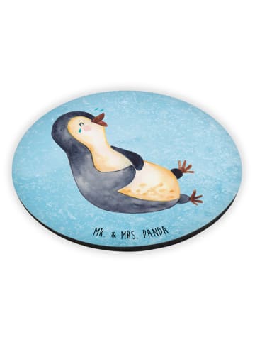 Mr. & Mrs. Panda magnet Pinguin Lachen ohne Spruch in Eisblau