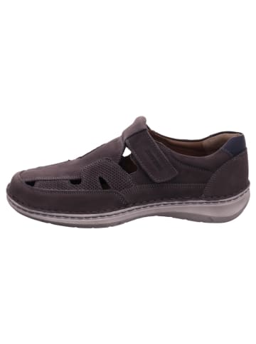 Josef Seibel Herrenslipper gelocht oder geflochten Halbschuh in  Grau
