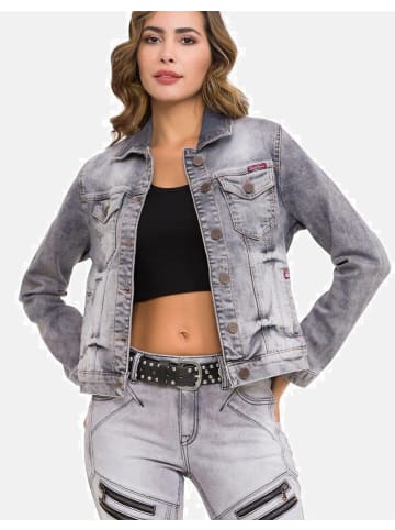 Cipo & Baxx Jeansjacke in GREY