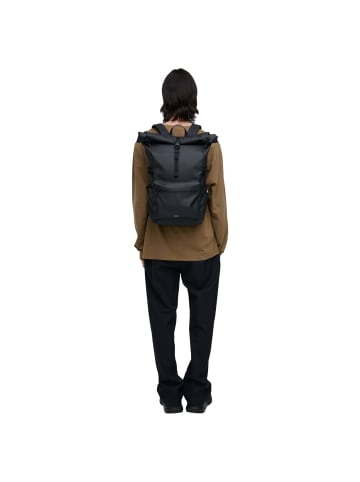 SANDQVIST Stream Rolltop - Rucksack 16" 67 cm (black) in schwarz