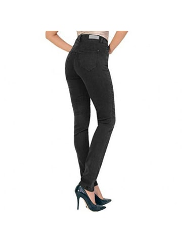 gerke Skinny Fit Jeans für Damen in schwarz