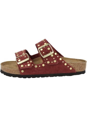 Birkenstock Pantolette Arizona Rivet Veloursleder normal in braun