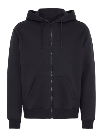 BLEND Kapuzenfleecejacke BHJUSTE in Schwarz