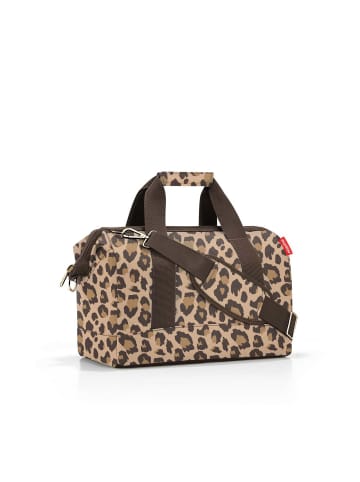 Reisenthel travelling allrounder M - Reisetasche 40 cm (twist maroon) in leo macchiato