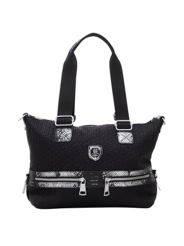 NAEMI Handtasche in Schwarz Silber