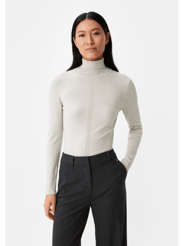 comma Pullover langarm in Beige