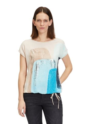 BETTY & CO Casual-Shirt mit Print in Nature/Mint