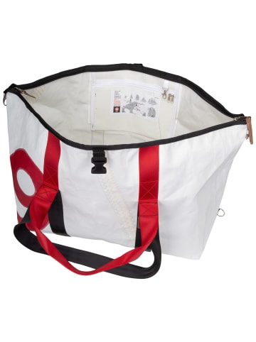 360 grad Sporttasche Kutter XL in Weiß/Rot