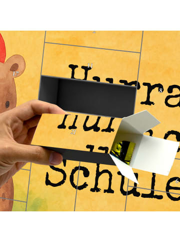 Mr. & Mrs. Panda Weihnachtskalender Bär Schultüte Design mit Spruch in Weiß