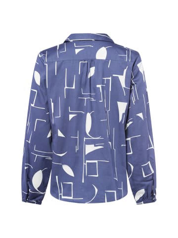 Marie Lund Blusenshirt in indigo ecru - 0006