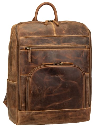 Greenburry Rucksack Vintage Business XL in Sattelbraun