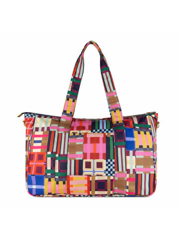 Oilily Tartan Tape Wynda Shopper Tasche 31 cm in wedgewood