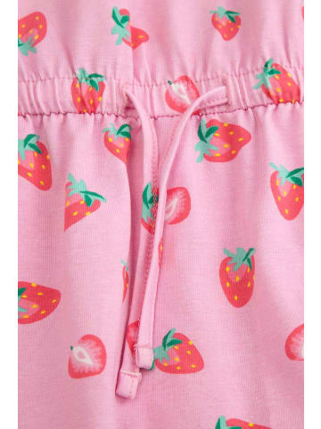 MOKIDA Kleid aus Sweatstoff mit kurzen Ärmeln in gedämpftes Rosa