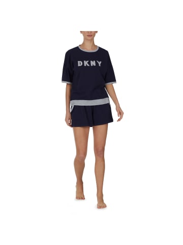 DKNY Schlafanzug New Signature in Dunkelblau