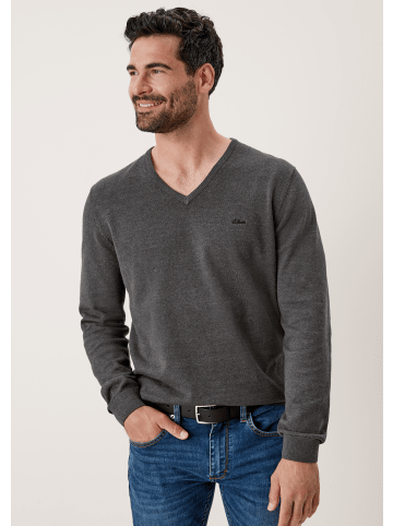 s.Oliver Pullover langarm in Grau