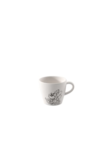 Villeroy & Boch 6er Set Espressotassen Manufacture Rock blanc - Mickey Mouse 60 ml in weiß