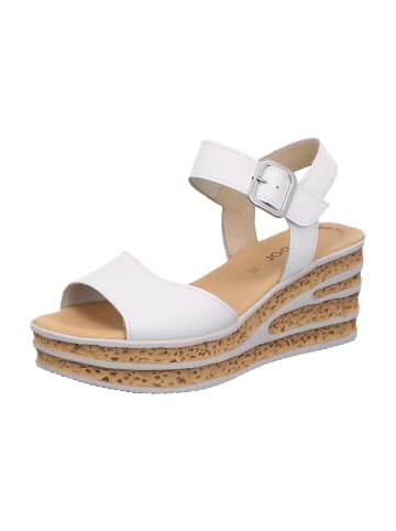 Gabor Keilsandaletten in Weiß