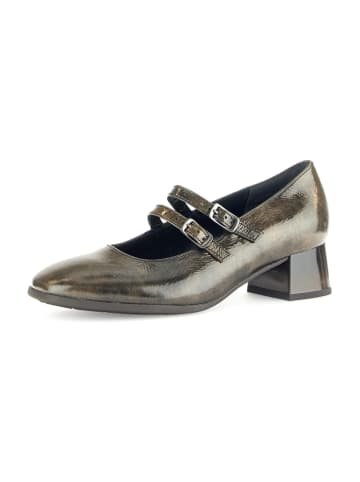 Gabor Riemchenpumps in Braun